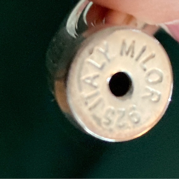 Sterling Silver Bracelet- large, Italy - Picture 3 of 6